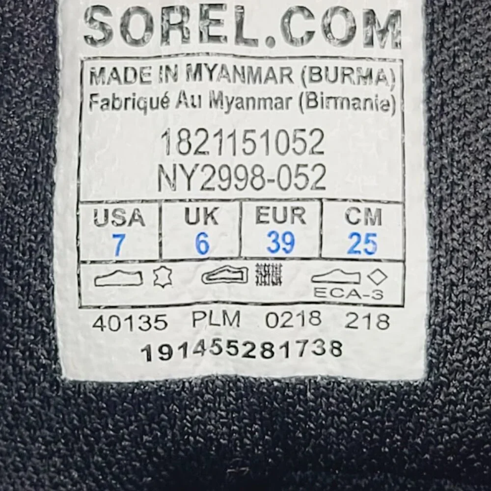 Sorel Women's Silver Out N About Plus NY2998-052‎ Ankle Rain Duck Boot Size 7